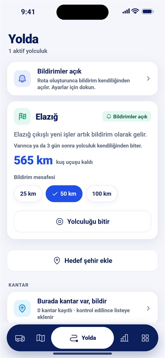 Yolda sayfası